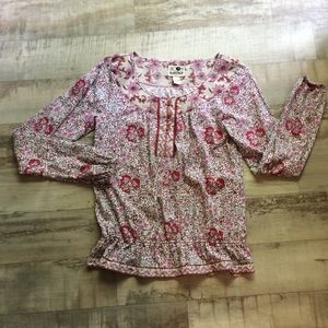 Boho Lucky Brand Peasant top